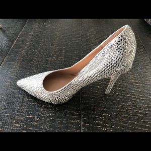 Sparkly dress heel
